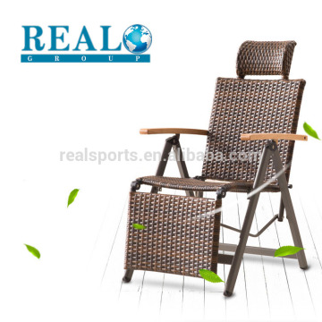 Bamboo Folding Chair Armrest Folding Recliner Chair For Relax